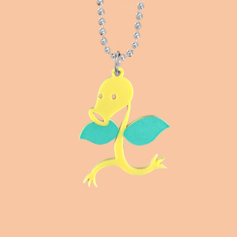 Bellsprout Laser Cut Acrylic Necklace