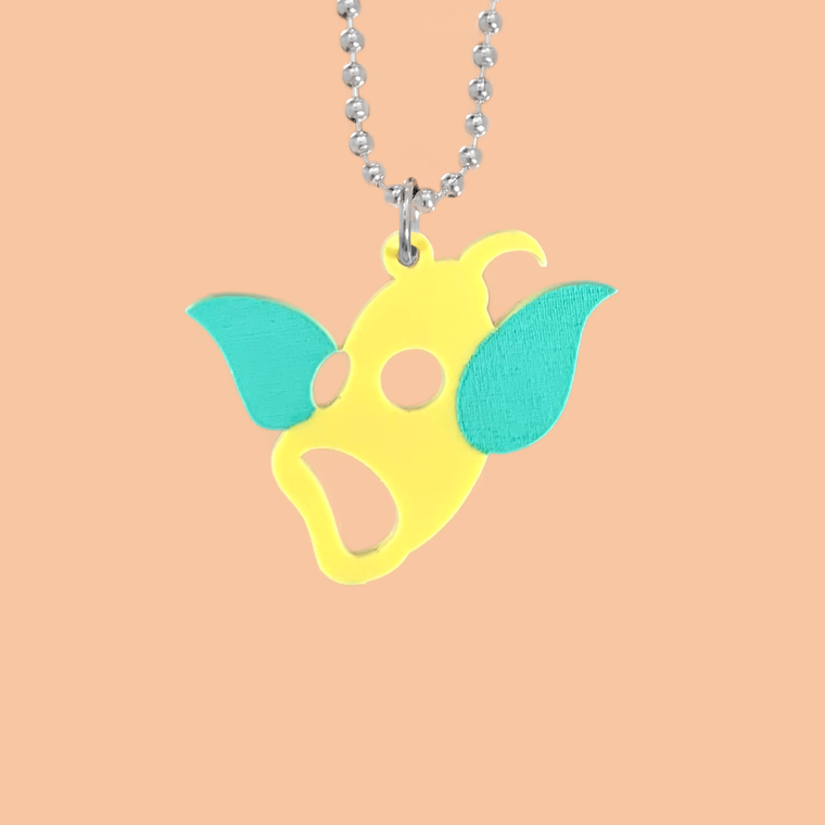 Weepinbell Laser Cut Acrylic Necklace