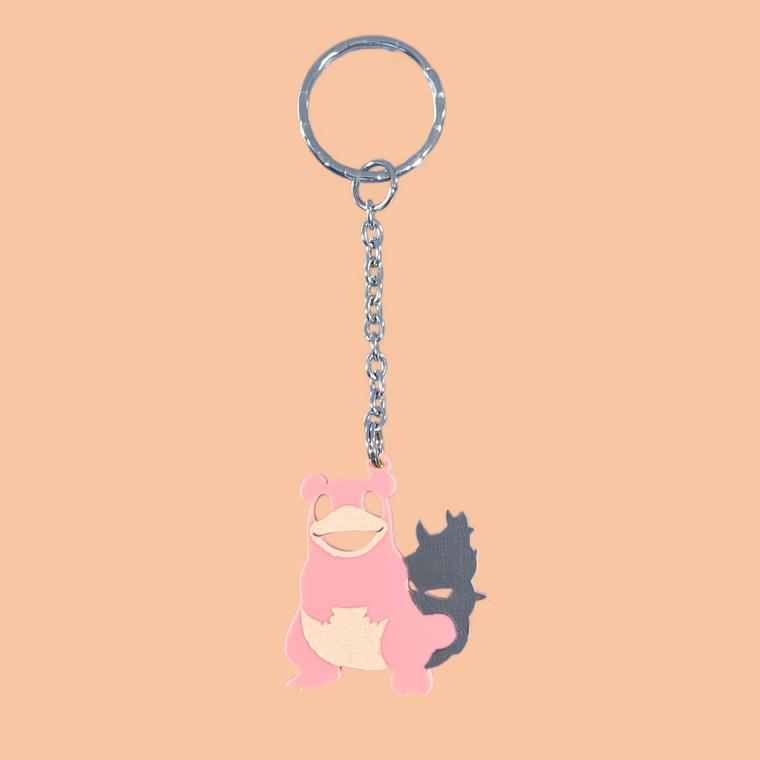 Slowbro Laser Cut Acrylic Keyring