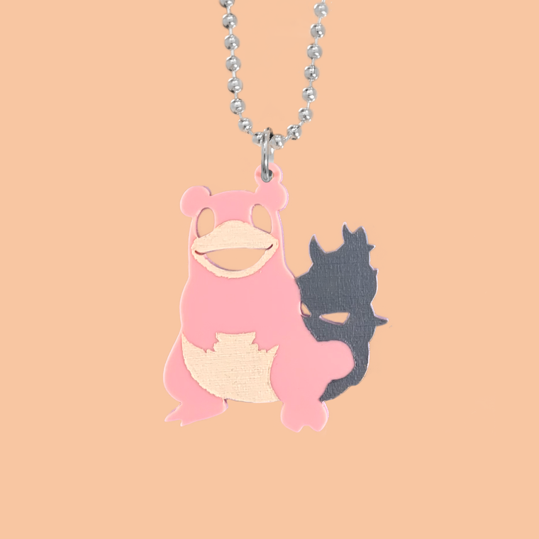 Slowbro Laser Cut Acrylic Necklace