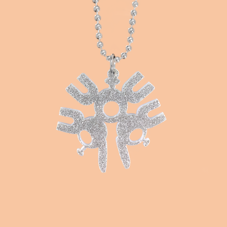 Magneton Laser Cut Acrylic Necklace