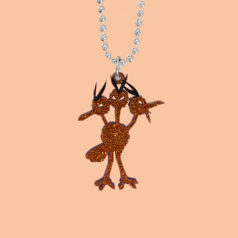 Dodrio Laser Cut Acrylic Necklace