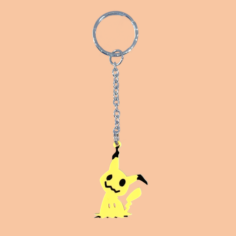 Mimikyu Laser Cut Acrylic Keyring