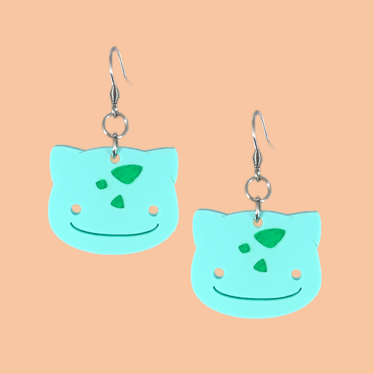 #001 Bulbasaur Ditto Petite Earrings