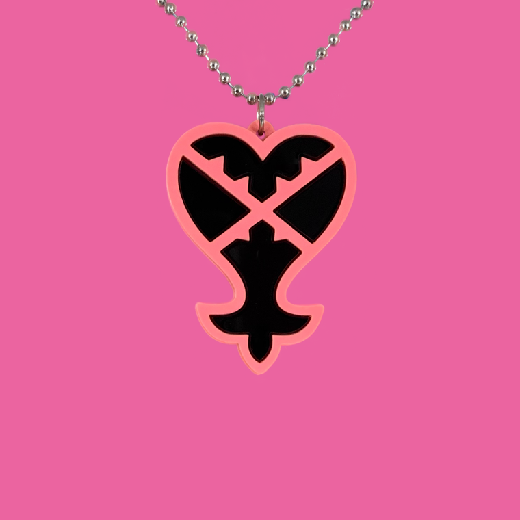 Kingdom Hearts Heartless Deluxe Laser Cut Necklace