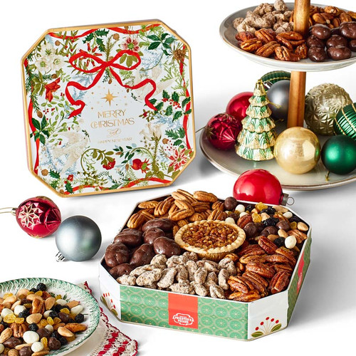 Pecan Candy Christmas, 1lb Gift Tin
