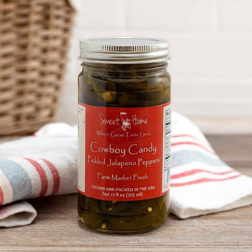Sweet Home Cowboy Candy Pickles