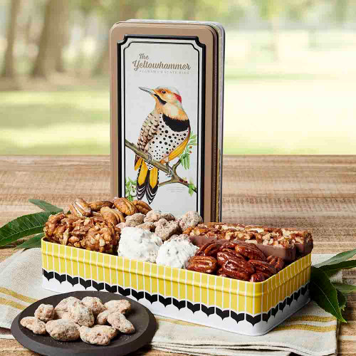 Red Cardinal Bird Gift Nut Tin | Priester's Pecans