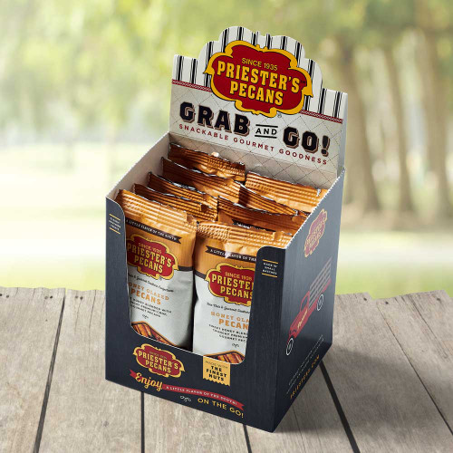 Grab and Go Snack Box - Honey Glazed Pecans, 12 pack