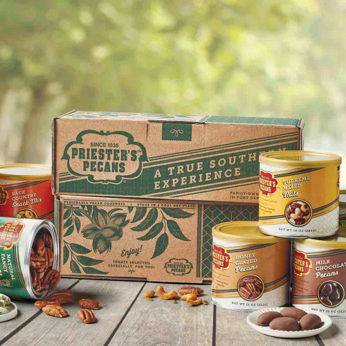 Mix & Match Canister Gift | Set of 6 | Priester's Pecans