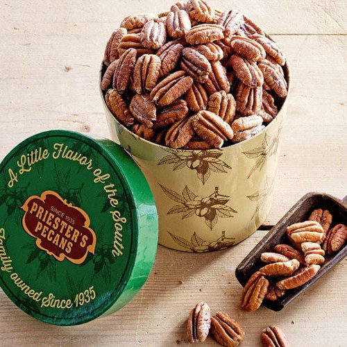Priester's Signature Gift Tub - Roasted & Salted Pecan Halves Priester's Signature Gift Tub - Roasted & Salted Pecan Halves