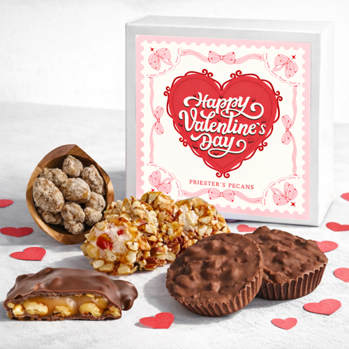 Mini Sweetheart Pecan Sampler Gift Box