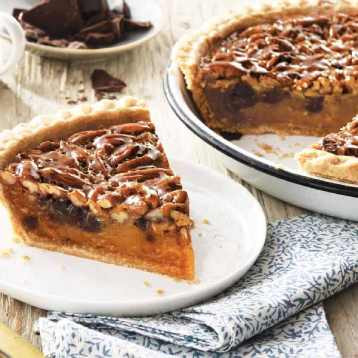 9" Chocolate Pecan Pie - Case of 8