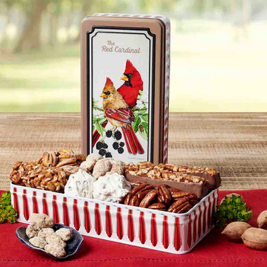Red Cardinals 15oz Gift Tin, Sample