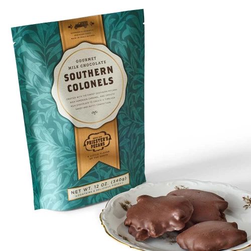 Milk Chocolate Southern Colonels, 2 oz 6 Count