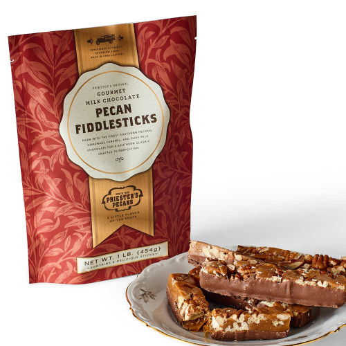 Milk Chocolate Pecan Fiddlesticks, 2 oz 8 Count