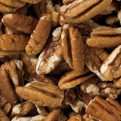 Closeup of Large Pecan Pieces