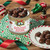 Vintage Holiday Canister full of Chocolatey Pecan Halves