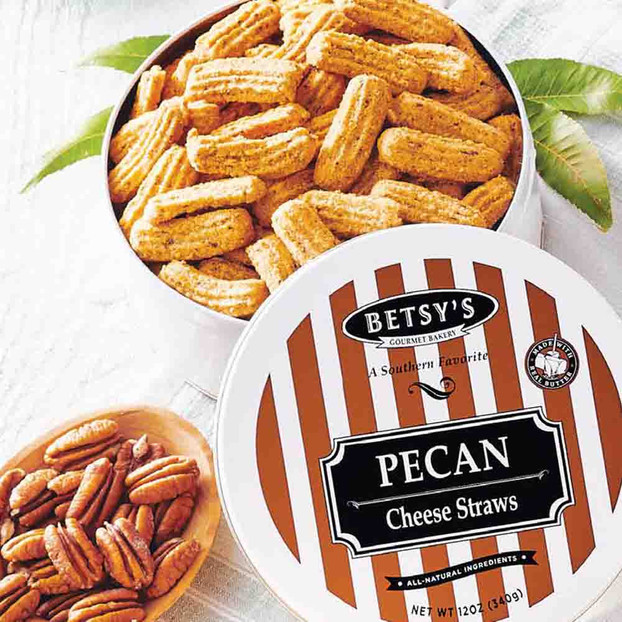 Betsy's Pecan Cheese Straws, 12 oz. Gift Tin