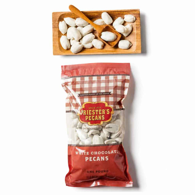 White Chocolate Pecans - 1 lb Bag