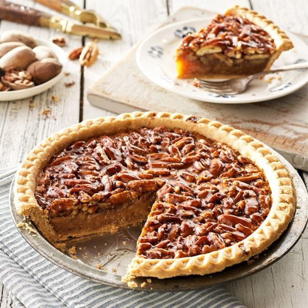 Priester’s Classic Southern 9-inch pecan pie with pecans and a flaky, made-from-scratch crust
