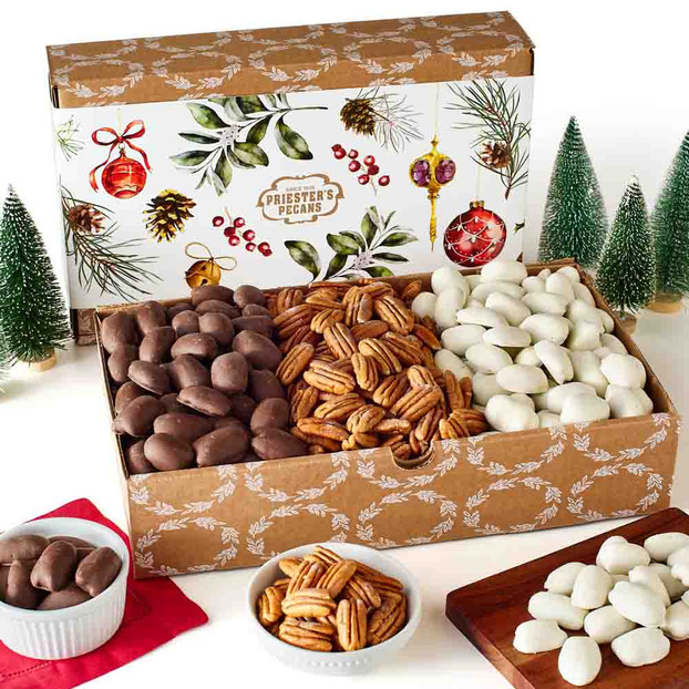 Christmas Pecan Trio Gift Box