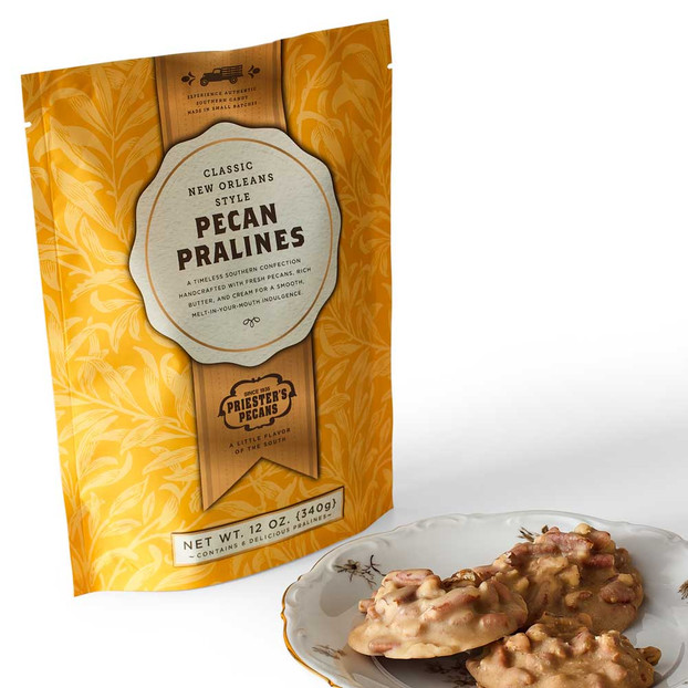 New Orleans Style Pecan Pralines, 2 oz 6 Count