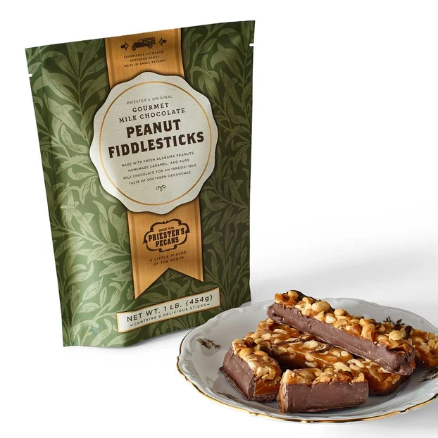 Milk Chocolate Peanut Fiddlesticks, 2 oz 8 Count