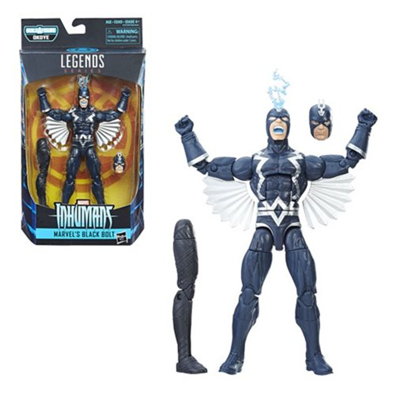 black bolt marvel legends