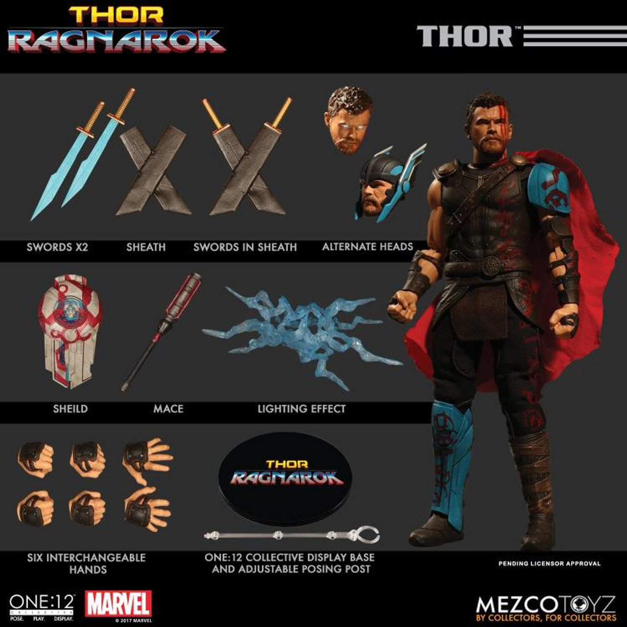 Thor Ragnarok Thor One 12 Collective Action Figure Mikescomicsnstuff