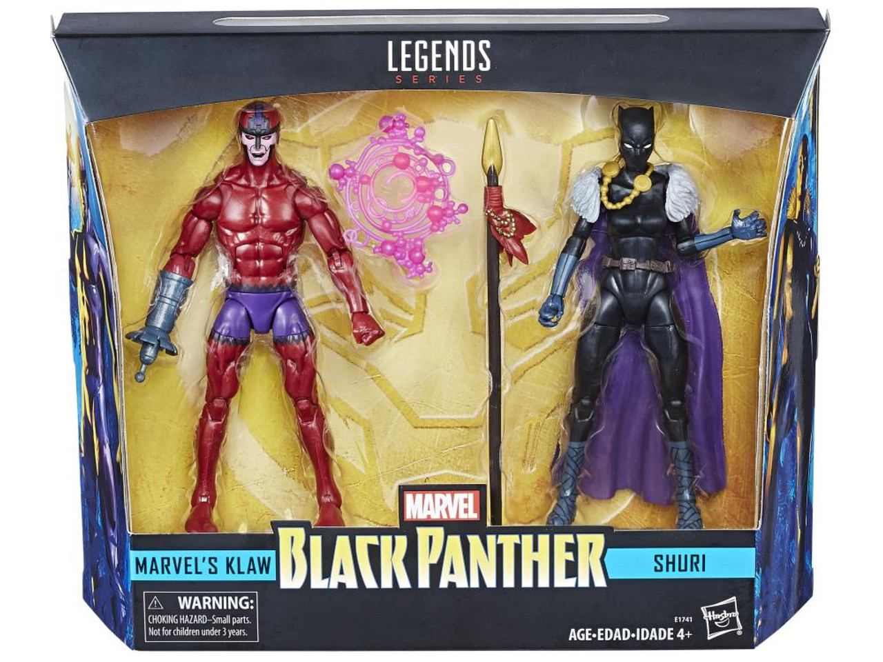 6 marvel action figures