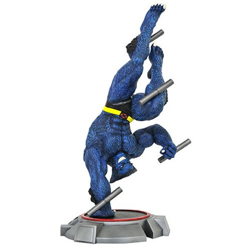 blue marvel statue