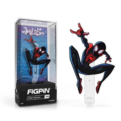 Spider Man Into The Spider Verse Miles Morales Figpin Enamel Pin Mikescomicsnstuff