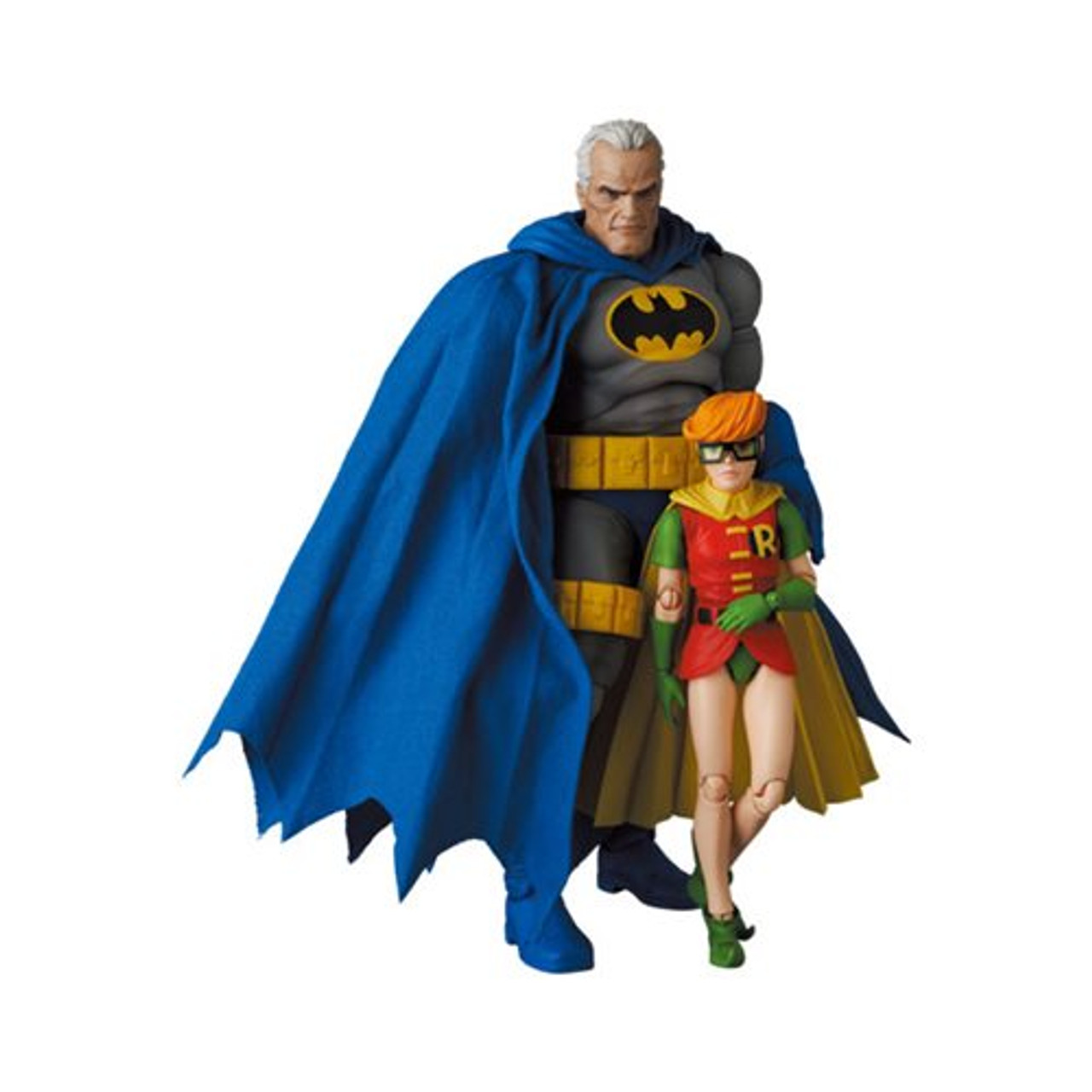 Batman: The Dark Knight Returns Batman (Blue Version) and Robin MAFEX Action  Figures - Mike's Toys and Stuff!