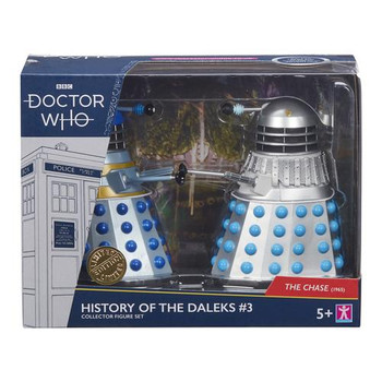 Doctor Who History of The Daleks Twin Pack #3 The Chase - Dr Who Season 2 Dalek Action Figure Doctor Who History of The Daleks Twin Pack #3 The Chase - Dr Who Season 2 Dalek Action Figure