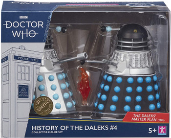Doctor Who History of The Daleks Twin Pack #4 The Daleks’ Master Plan - Dr Who Season 3 Dalek Action Figure Doctor Who History of The Daleks Twin Pack #4 The Daleks’ Master Plan - Dr Who Season 3 Dalek Action Figure