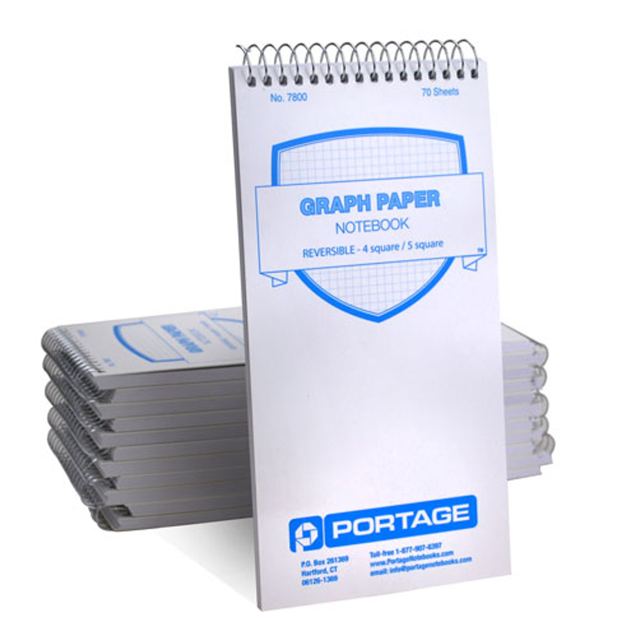 Graph Paper Notebook #7800 - 8 X 4 - 1 Dozen