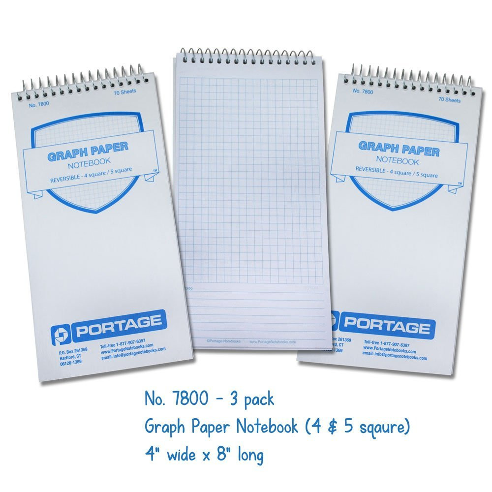 Graph Paper Notebook 4