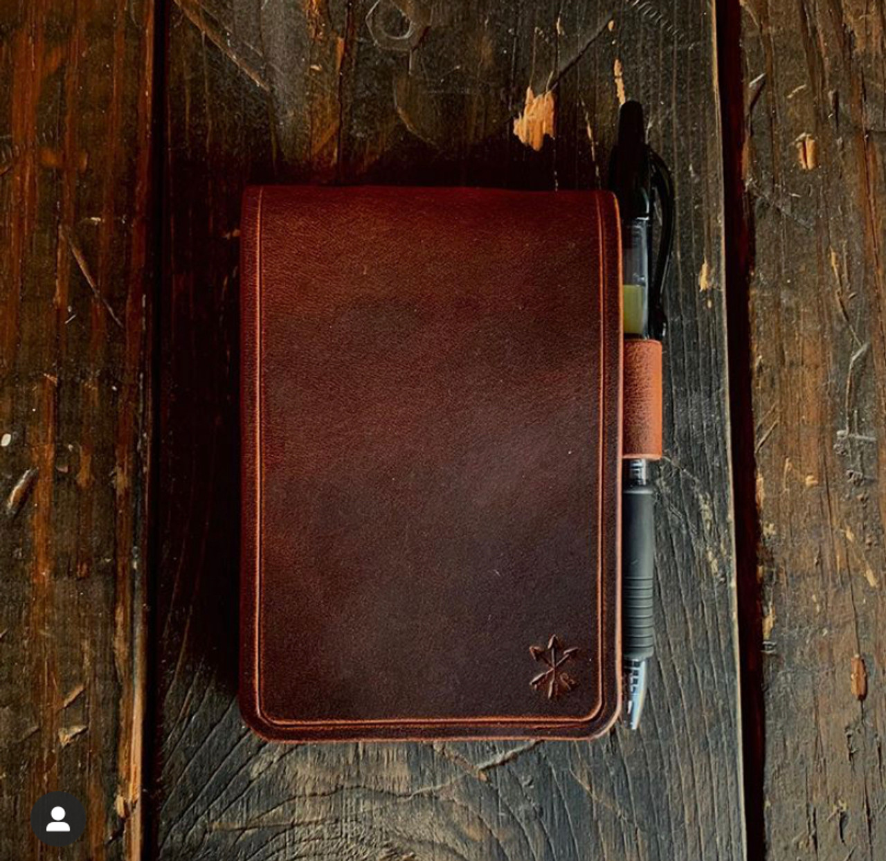 Full Grain Leather Tactical Notepad Holder Portage Notebooks