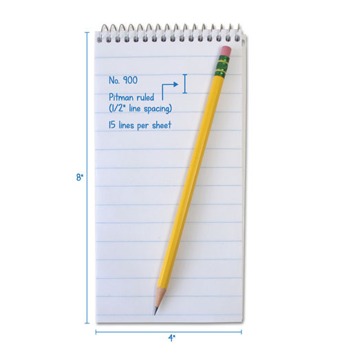 Notes Notebook #900 Wide Ruled 4
