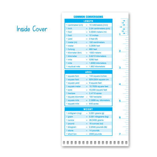 Graph Paper Notebook #7800 - 8 X 4 - 1 Dozen