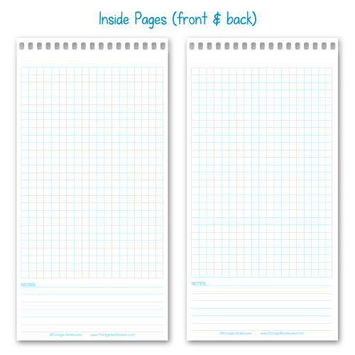 Graph Paper Notebook #7800 - 8 X 4 - 1 Dozen