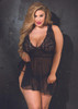 Shirley of Hollywood Babydoll G-String Stretch Lace W/G-string