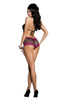 YesX Halter Teddy Lace Mesh