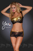 YesX Baby Doll Skirt Set W/Strapless Bra Thong