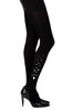  Zohara Tights Winter In My Heart Black Print Tights 