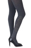 Zohara Caught In The Metal Heather Grey Print Tights -1