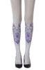 Zohara Alice in Wonderland Light Grey Tights -1