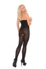 Elegant Moments Opaque Bodystocking Open Crotch #1601