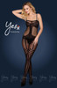 YesX Sexy Bodystocking w/Thong  Black  